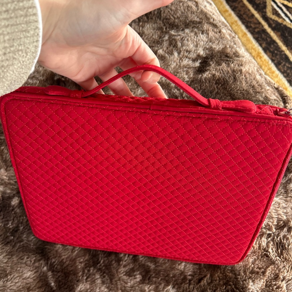 Vera Bradley Quilted Red Organizer - Picture 5 of 5